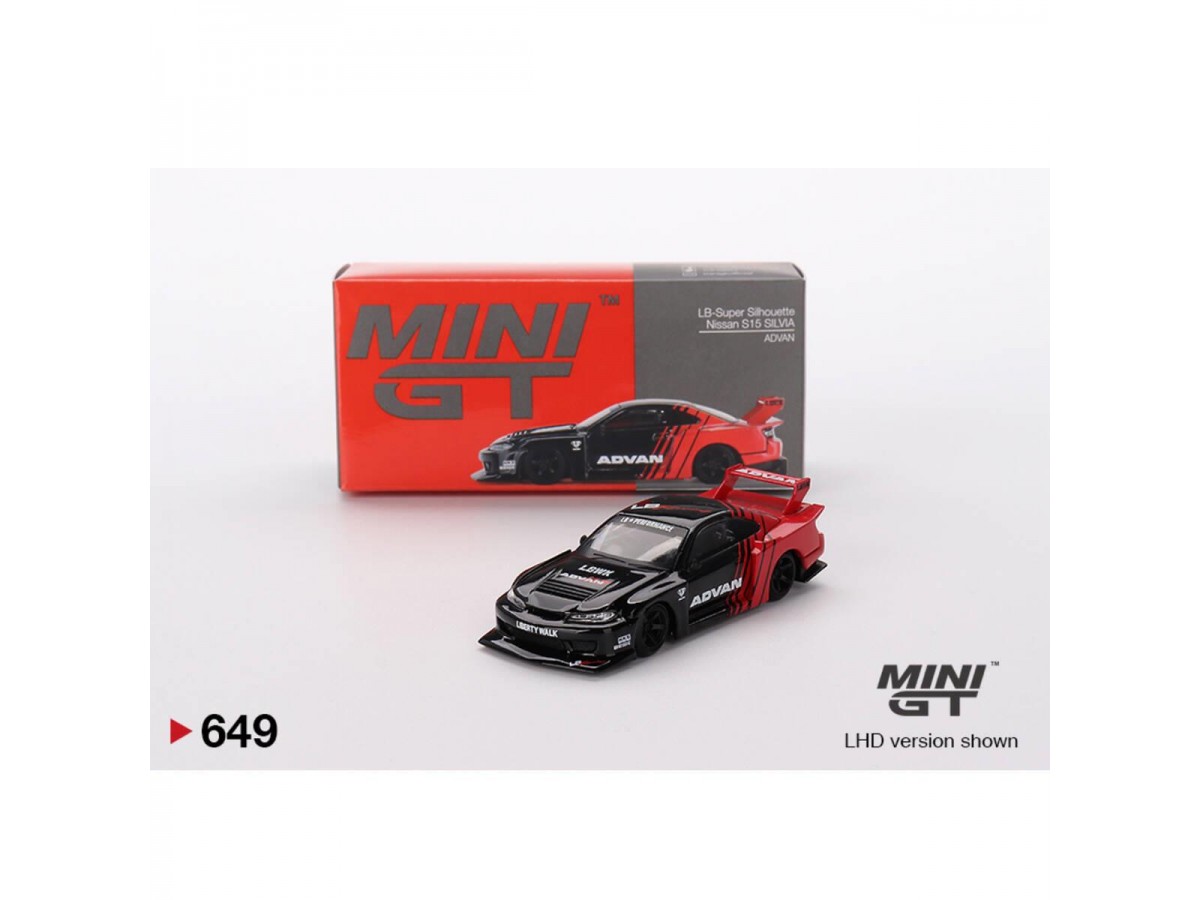 Mini Gt 1/64 Nissan Lb-Super Silhouette S15 Silvia Advan No:649