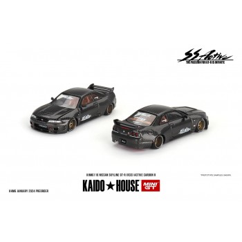 Mini Gt 1/64 Nissan Skyline Gt-r (R33) Active Carbon R