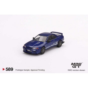 Mini Gt 1/64 Nissan Skyline Gt-r Top Secret Vr32 Metallic Blue