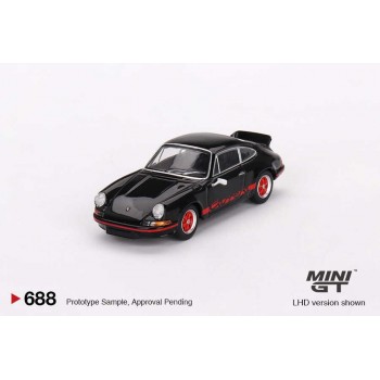 Mini Gt 1/64 Porsche 911 Carrera Rs 2.7 Black With Red Livery