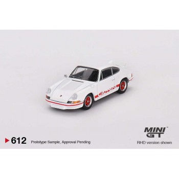 Mini Gt 1/64 Porsche 911 Carrera Rs 2.7 Grand Prix White With Red Livery