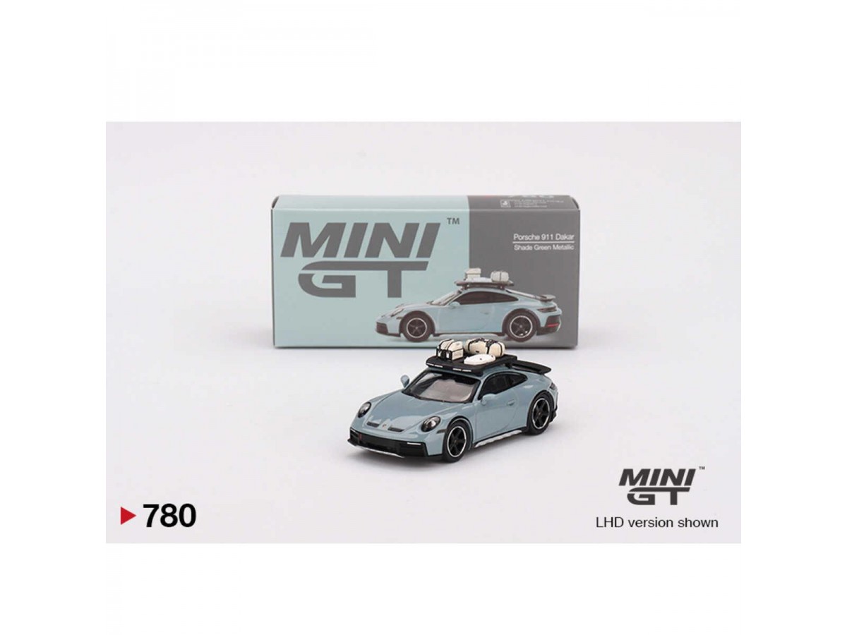 Mini Gt 1/64 Porsche 911 Dakar Shade Green Metallic No:780