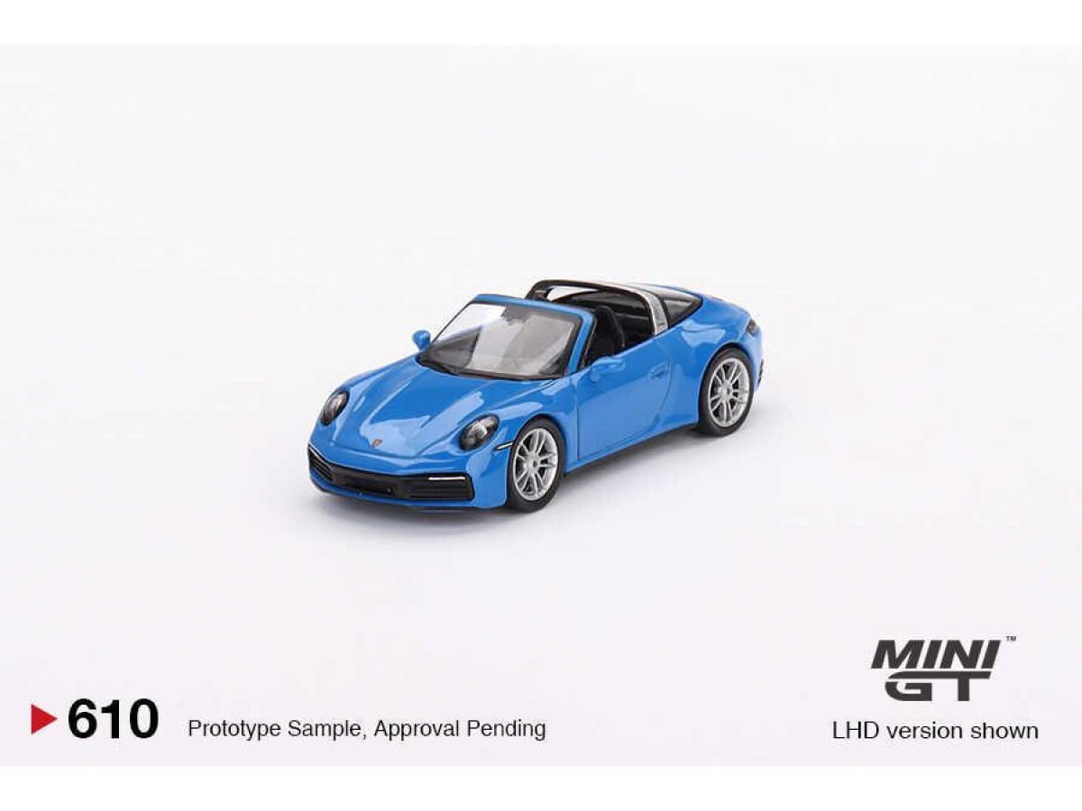 Mini Gt 1/64 Porsche 911 Targa 4s Shark Blue