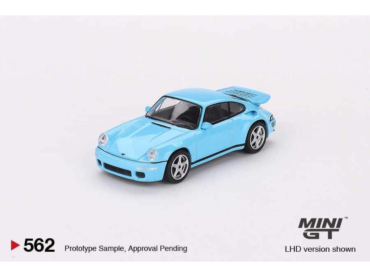 Mini Gt 1/64 Ruf Ctr Anniversary Bayrisch Himmelblau