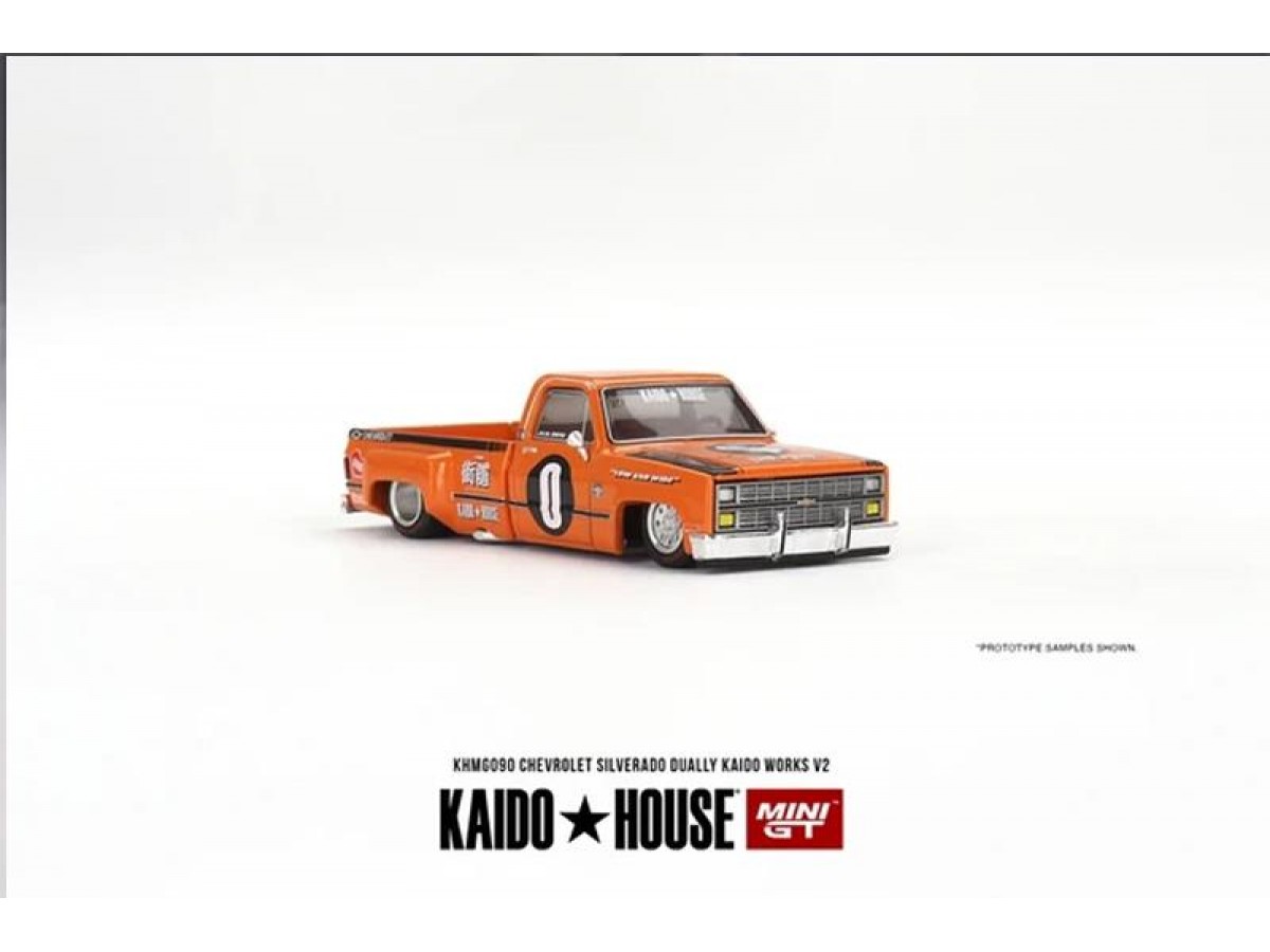 Mini Gt Kaido 1/64 Chevrolet Silverado Dually Kaido Works V2