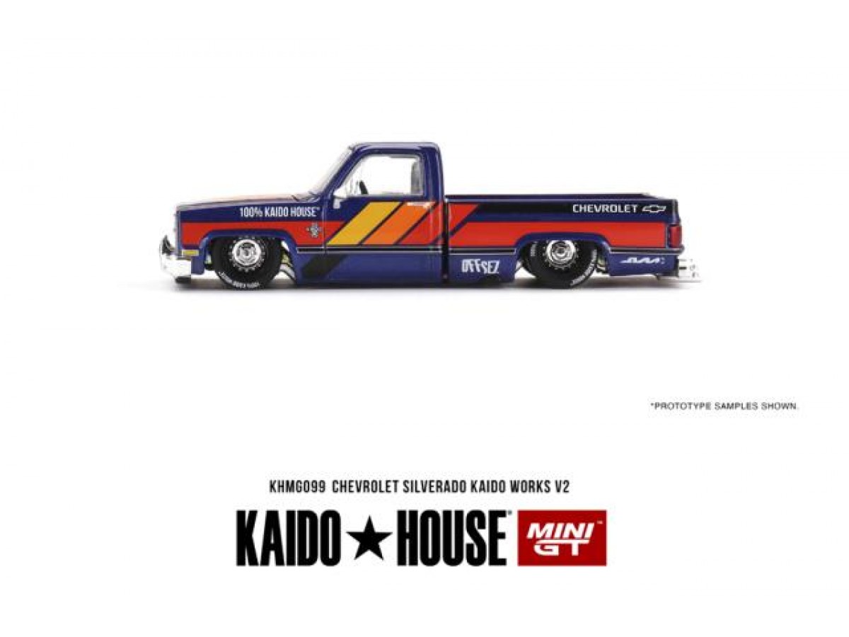 Mini Gt Kaido 1/64 Chevrolet Silverado Kaido Works V2