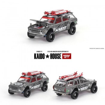 Mini Gt Kaido 1/64 Datsun 510 Wagon 4x4 Kaido Offroad V1