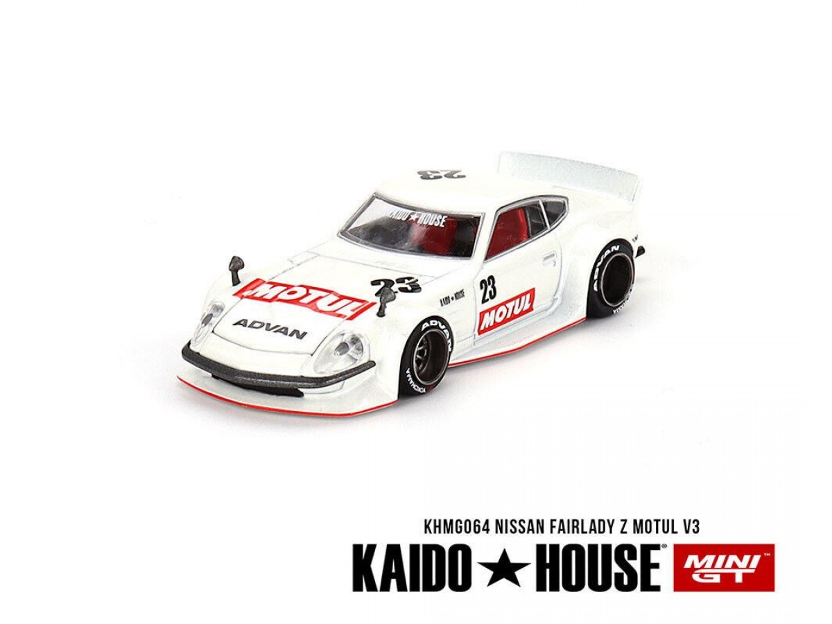 Mini Gt Kaido 1/64 Datsun Kaido Fairlady Z Motul V3