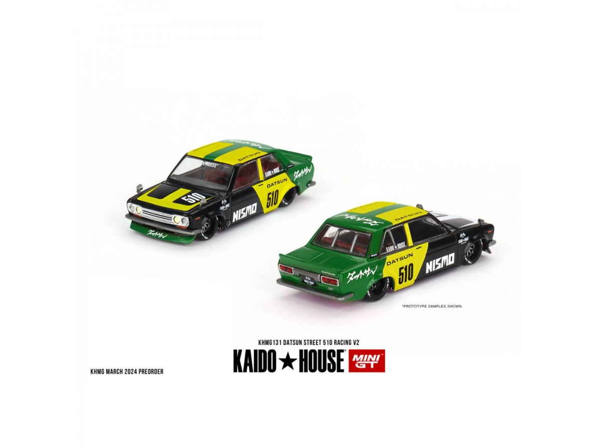 Mini Gt Kaido 1/64 Datsun Street 510 Racing V2 KHMG131