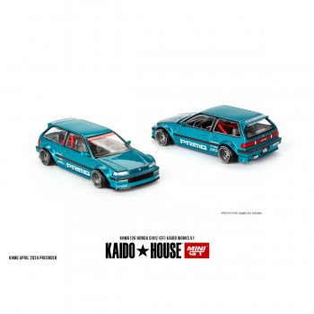 Mini Gt Kaido 1/64 Honda Civic (Ef) Kaido Works V1 KHMG126