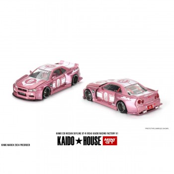 Mini Gt Kaido 1/64 Nissan Skyline Gt-r (R34) Kaido Racing Factory V1