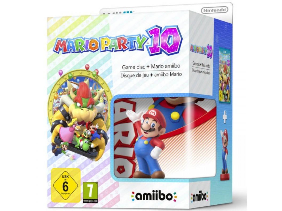 Nintendo Wii U Mario Party 10 Amiibo Bundle