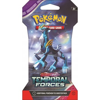 Pokemon Tcg Scarlet Violet Temporal Forces Sleeved Tek Booster Paket