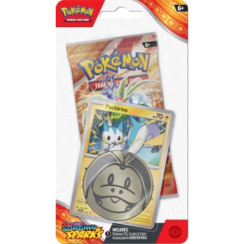 Pokemon Tcg Surging Sparks Checklane Booster Paket + Pachirisu