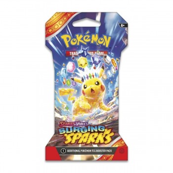 Pokemon Tcg Surging Sparks Sleeved Tek Booster Paket