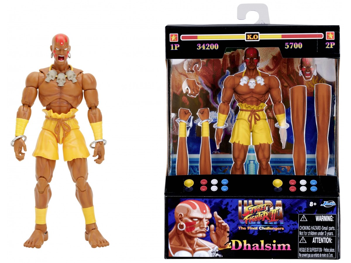 Street Fighter II Dhalsim Action Figür 15 cm