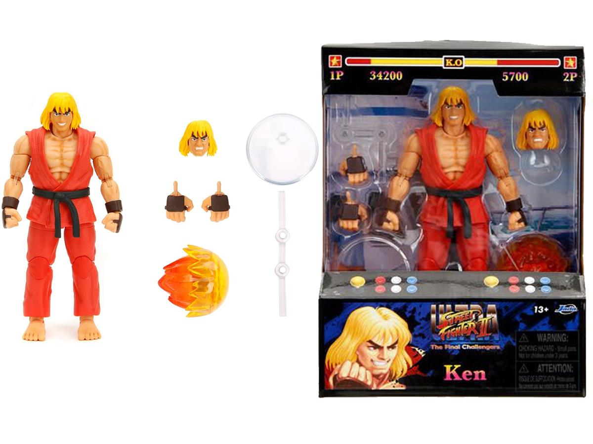 Street Fighter II Ken Action Figür 15 cm