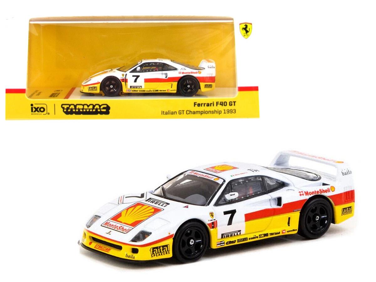 Tarmac Works X Ixo Models 1/64 Ferrari F40 Gt Italian Gt Championship 1993 #7 - Hobby64