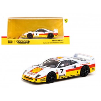 Tarmac Works X Ixo Models 1/64 Ferrari F40 Gt Italian Gt Championship 1993 #7 - Hobby64