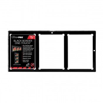 Ultra Pro 35pt 3-Card Black Border Uv One-Touch Mıknatıslı Kart Sergileme Çerçevesi