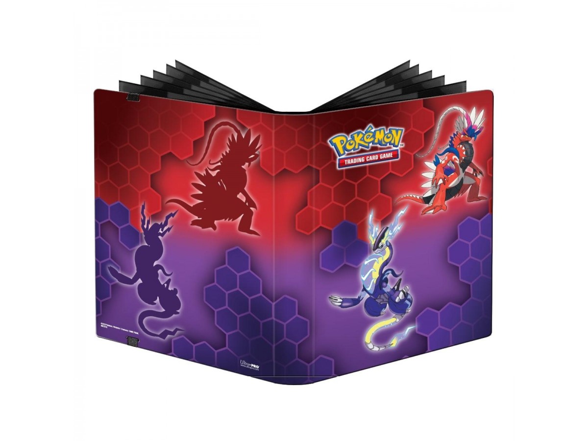 Ultra Pro Pokemon Koraidon & Miraidon Pro Binder 9 Cepli 360 Kart Kapasiteli