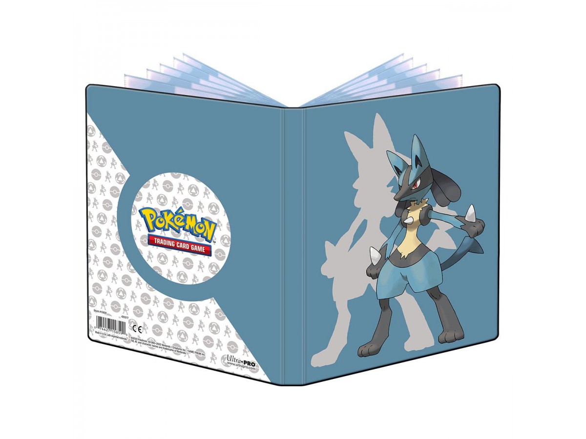 Ultra Pro Pokemon Lucario Portfolio Albüm 4 Cepli 80 Kart Kapasiteli