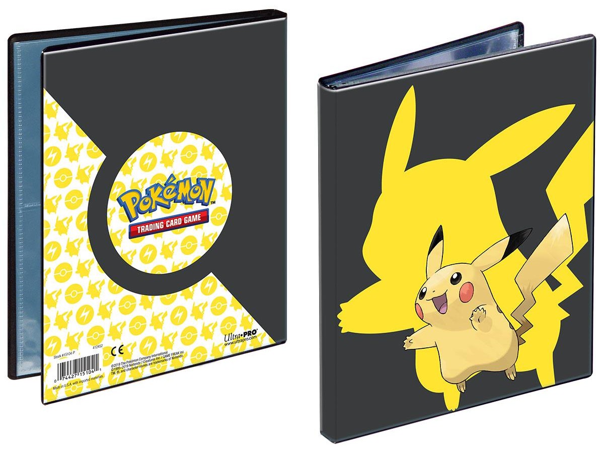 Ultra Pro Pokemon Pikachu Refresh Portfolio Albüm 4 Cepli 80 Kart Kapasiteli