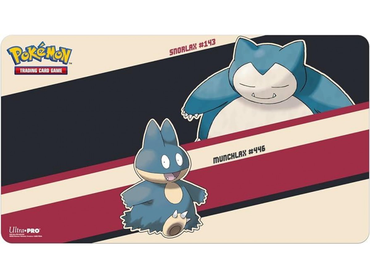 Ultra Pro Pokemon Snorlax and Munchlax Standard Gaming Playmat Mousepad