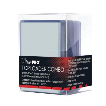 Ultra Pro Toploader Combo (25 Toploader + 25 Sleeve Ve Saklama Kutusu)